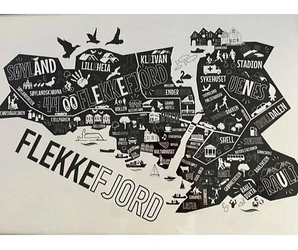 Koselig Leilighet I Hjertet Av Flekkefjord